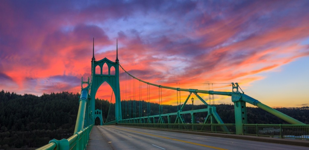 Bridge in Portland, OR